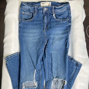 Garage High Waisted Skinny Jeans